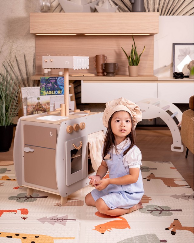 Tappeto da gioco Montessori 2 in 1, con decoro reversibile, facilmente pieghevole e riponibile nella borsa inclusa - un'utilissima idea regalo per neonati, bambini e neogenitori!